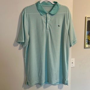 Vineyard Vines Winstead Stripe Sankaty Performance Polo